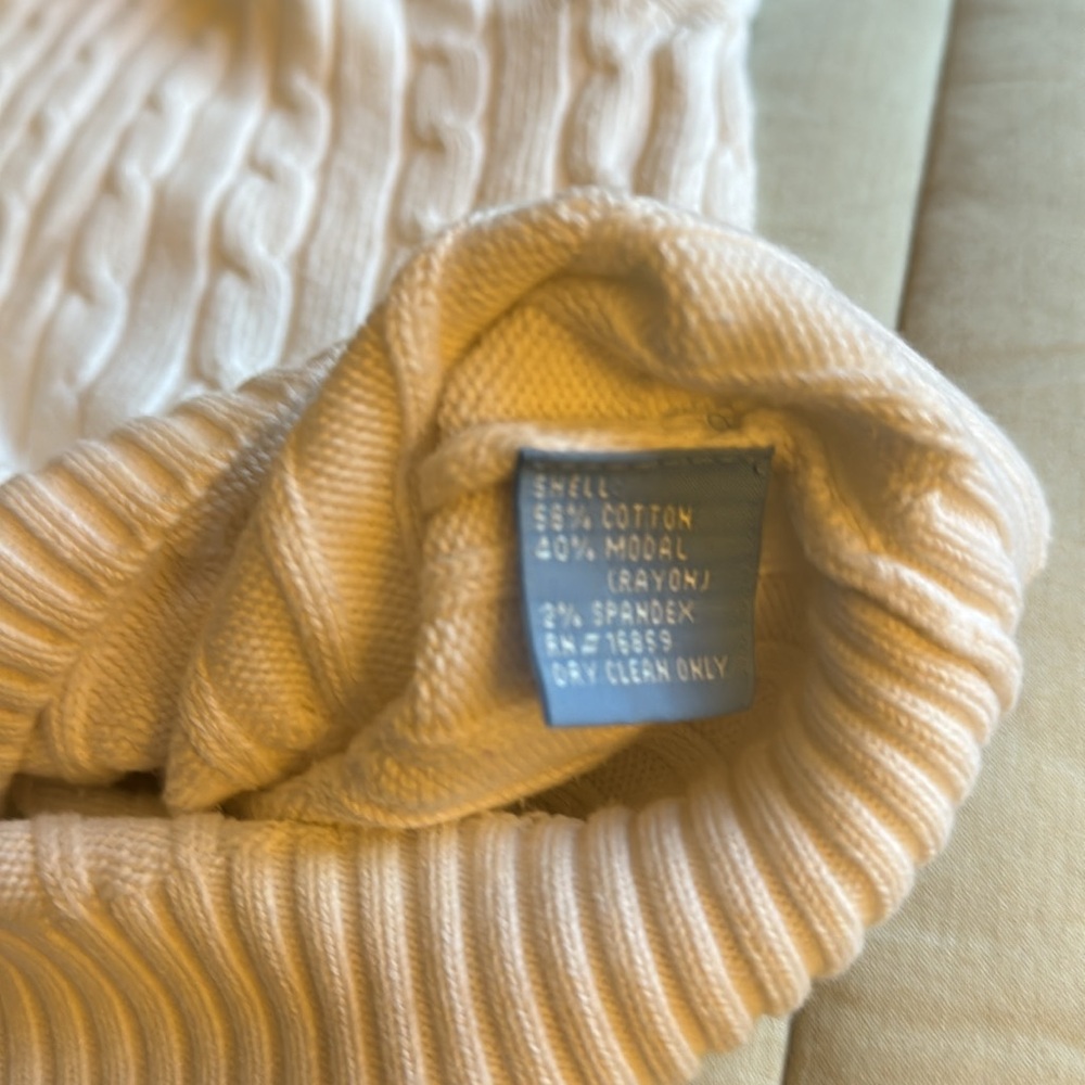 J. Mclaughlin Cotton Cable Sweater - image 6